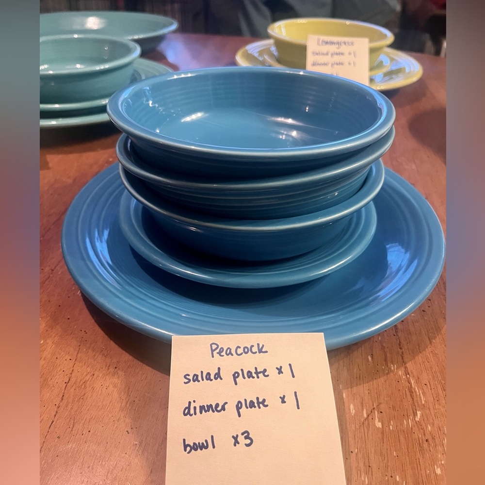 Peacock Fiestaware